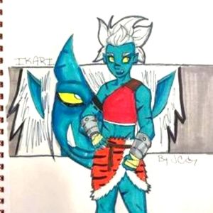 Character art Oni Girl.